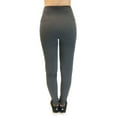 thumbnail image 3 of Vivian's Fashions Activewear Yoga Pants - Full Length, Misses Size (Lav, 2X), 3 of 6