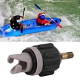 thumbnail image 3 of Air Pump Adapter, Lightweight Durable Easy Carry Valve Connector Easy Convert  for Inflatable Boats for River Rafts Black,Orange, 3 of 7