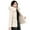 Beige L, variant on Winter Women Jacket Padded Windproof Cold-proof Zipper Closure Outerwear with Detachable Hood Stand Collar Neck Protection Drawstring Waist Down Jacket