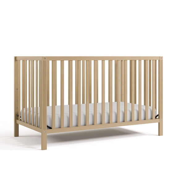 Storkcraft Morningside 5-in-1 Convertible Baby Crib, Driftwood