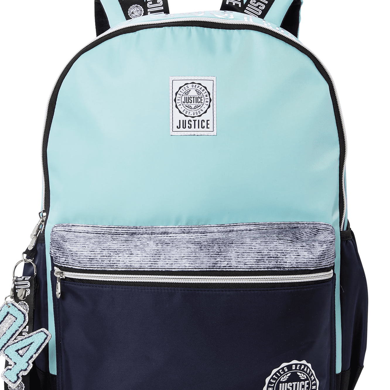 Justice clearance blue backpack