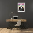thumbnail image 3 of Spencer, Matt 18x24 White Modern Wood Framed Museum Art Print Titled - The Gentleman, 3 of 4