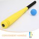 thumbnail image 2 of juegos de bate y pelota de béisbol de espuma para niños, bate de béisbol de juguete para exteriores, bate de béisbol ligero, bate de béisbol deportivo portátil, 2 of 8