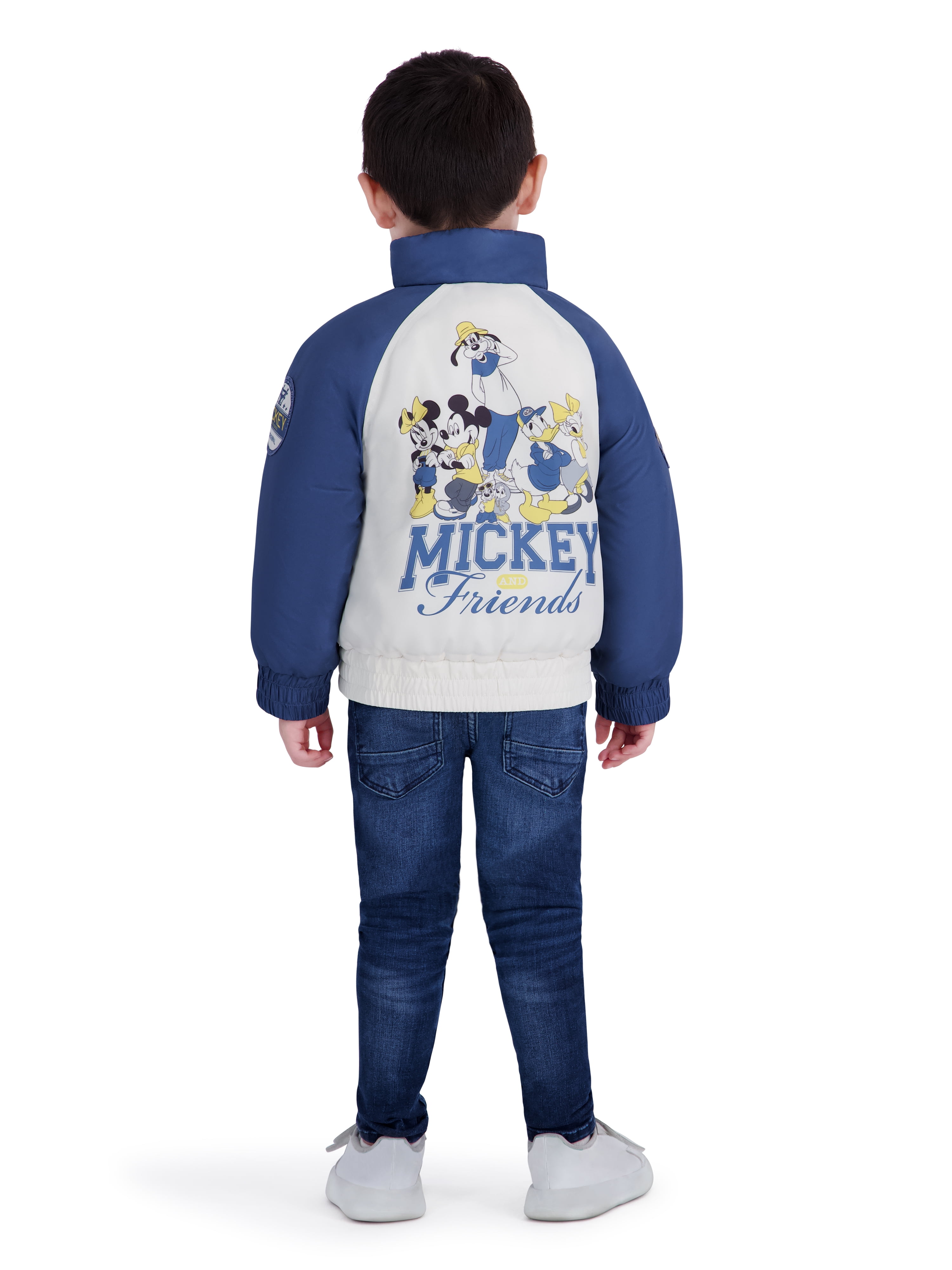 Mickey and Friends Toddler Boy Varsity Jacket, Sizes 2T-5T