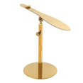 thumbnail image 3 of GUOOL Modern Stand, Shoe Riser Pallet Rack Holder Shelf, Anti Slip Display Prop Metal Glossy Aureate, 3 of 9