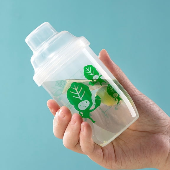 Tuvgenk 10.1 oz Plastic Shaker Cup with Measurement Markings Leakproof Protein Shaker Bottle for Fitness Gym and Travel
