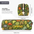 thumbnail image 3 of Disketp Camping 1 Estuche de Lápices de Cuero con Cierre, Estuche Compacto para Papelería, Bolígrafos y Accesorios Pequeños, 3 of 7