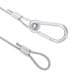 thumbnail image 3 of Soga Cable de seguridad Etapa de alambre de acero Luz Cuerdas de seguridad Cable de seguridad Barra de equipo Cabeza de Led cabeza móvil luz par 3 mm 10 piezas Andoer Soga, 3 of 7