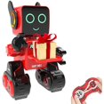 thumbnail image 1 of Red USB-Charged Remote Control Robot Toy with Voice & Touch Control, Recordable Messages, Singing/Dancing Functions, Coin Bank, and 2.4GHz Wireless Transmitter – PP Plastic Kids' Educational Playmate, 1 of 6