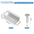 thumbnail image 2 of Uxcell Neon Rope Light Mounting Brackets, 30 Pcs Neon LED Lights Aluminum Install Fixing Clips Accessories for 8x8mm Silicone Neon Signs Flex Strip Lighting DIY, 2 of 6