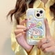 thumbnail image 4 of Toy Story Buzz Lightyear Strawberry Bear Alien PU Cuero Piel + Gel Suave Silicona A Prueba De Golpes Funda Para IPhone 11 12 13 Pro 14 Plus 14 Max Cubierta, 4 of 4