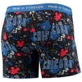 thumbnail image 5 of Men's Pair of Thieves Black/Royal Chicago Cubs Super Fit 2-Pack Boxer Briefs Set, 5 of 5