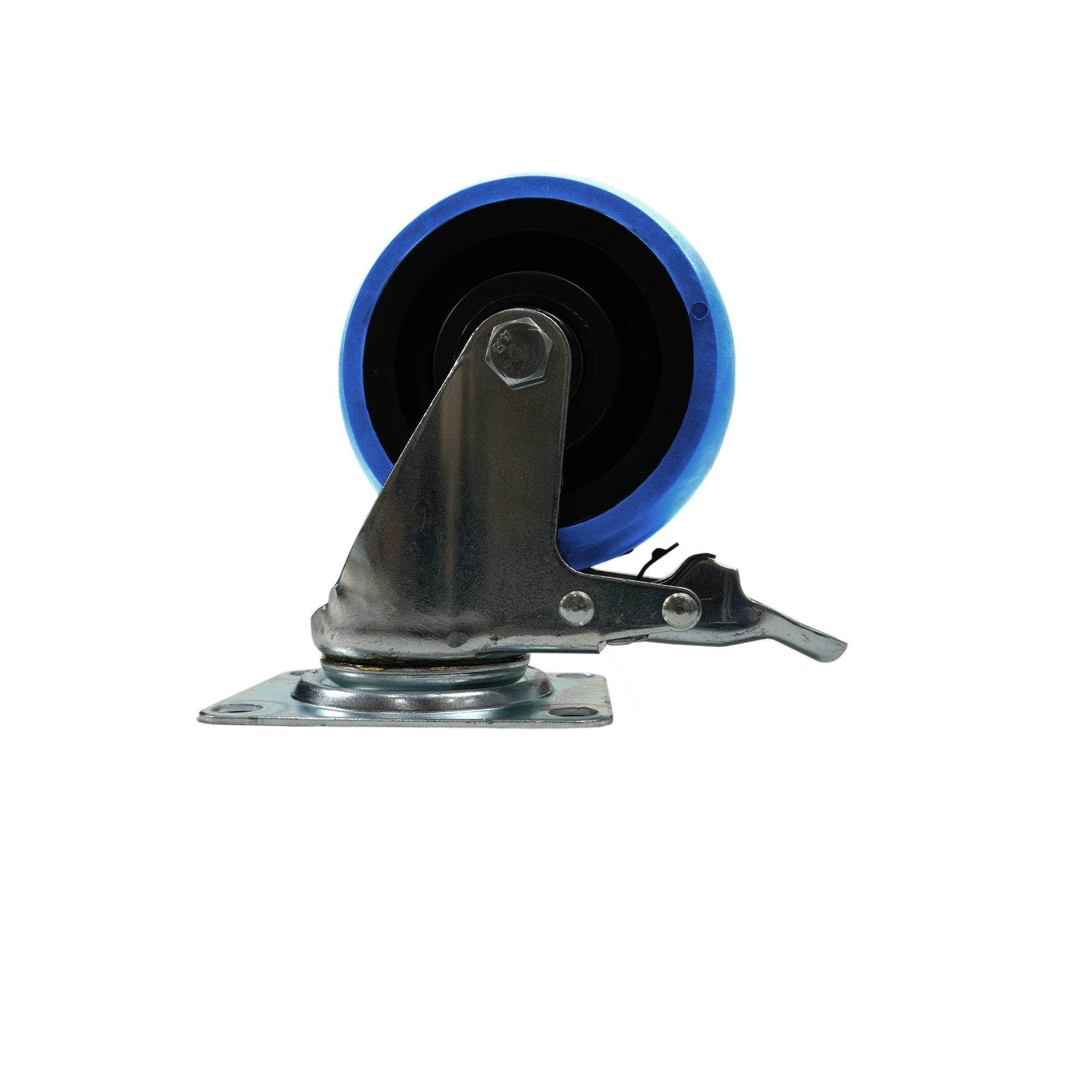 Hand Truck, 440 lbs, Foldable, Swivel Brake Wheels, Push Handle