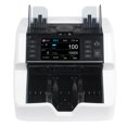 thumbnail image 2 of HECHKER Money Counter Machine Mixed Denomination Bill Counter, 2 CIS/UV/MG/MT/IR Counterfeit Detection, Serial Number, Currency Money Counter for Small Business Bank, Black Color, 2 of 2