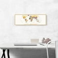thumbnail image 2 of ARTCANVAS World Map Earth Tone Panoramic Canvas Art Print - Size: 36" x 12" (0.75" Deep), 2 of 9