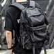thumbnail image 2 of Sell Well Casual Street Style Male Backpack Large Capacity 17inch Laptop Travel Backpack Tiding University College Schoolbag, 2 of 5
