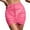 F233 Pink, variant on Women Beach Skirt Solid Color High Waist Drawstring Breathable Swim Skirt For Swimming Pool Blue Size L