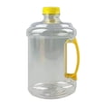 thumbnail image 2 of Botella de agua reutilizable de 1,5 l vacía con tapón de rosca para ceremonias, deportes y barbacoas. amarillo, 2 of 8