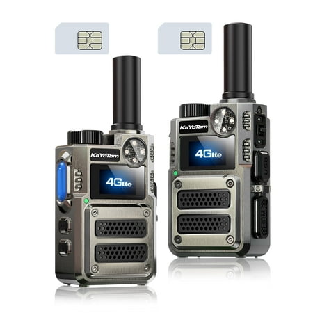 Kayotom Global Walkie Talkie Rapid Unlimited Range Radio 5000 Mile Two Way Radio,LED Flashlight,2Pcs