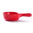 thumbnail image 2 of Plato de inmersión con mango de cerámica jengibre condimento placas sirviendo contenedor cocina cocina vajilla accesorios de artículos de casa rojo seitruly HA012391-01, 2 of 7