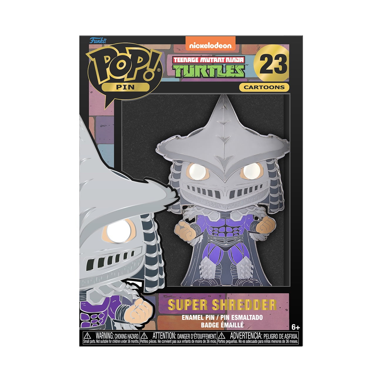 Funko Pop! Pin Teenage Mutant Ninja Turtles: Super Shredder with Chase