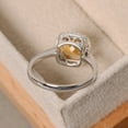 thumbnail image 2 of Citrine Ring - Handmade & Genuine Gemstone Jewellery - Sterling Silver Jewelry, 2 of 2