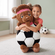 Ready to Hug Sport GOAT Soccer Plush, 24-inch