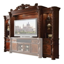 ACME 3 Piece Vendome II Entertainment Center - Cherry - 96 x 131 x 20 in.