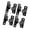 8 black, variant on Steel Gate Hinges Heavy Duty Wall Mount Door Hinges Heavy Duty Hinges Simple Installation for Farm gate & Wooden Fence
