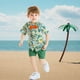 thumbnail image 4 of Conjunto de atuendo JunNeng para bebé niño hawaiano tropical de 4 a 5 años, 4 of 6
