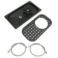 thumbnail image 2 of Pitcher Rinser, Embedded Glass Sink Rinser High Pressure Washing Easy To Install 304 Stainless Steel Multi Angle Flushing With Drip Tray For Bar, 2 of 8