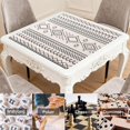 thumbnail image 2 of Boho Style Large Rubber Mahjong Playing Mat 31.5x31.5 Inch Game Table Cover Features Non-Skid Bottom for Stability and Noise Dampening for Tiles and Cards, 2 of 2