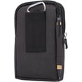 thumbnail image 3 of Funda para teléfono móvil para hombre con clip para cinturón, riñonera para teléfono móvil negra, riñonera para teléfono inteligente con cremallera, funda para teléfono móvil, riñonera, 3 of 5