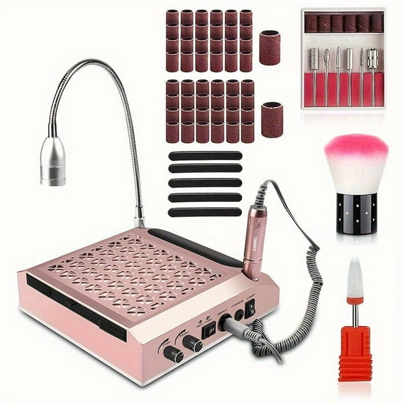 35000rpm Professional Electric Nail Drill - LED Multifunctional for Acrylic/Gel Removal/Polishing, Salon/Home Manicure Tool