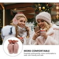 thumbnail image 2 of Cache-Oreilles Nœud Ajustable Cache-Oreilles Tricoté Pliable Accessoire d'Hiver Extérieur Blanc, 2 of 8