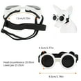 thumbnail image 5 of YIEMEEN Dog Goggles for Medium Small Dog Waterproof Dog Sunglasses Windproof Goggles Adjust Pet Goggles, 5 of 17