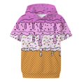 thumbnail image 3 of Boys Hoodies Fashion Print Fall Winter Pullover Hoodie Top Everyday Casual Hoodies for Boys Size 10-11Y, 3 of 3