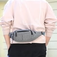 thumbnail image 2 of Cinturón de pecho con forma de plátano para hombre y mujer, riñonera para hombre y mujer, bolso Murse, riñonera de fila de riñón, 2 of 5