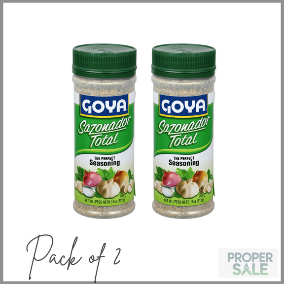 Goya Sazonador Total The Perfect Seasoning, 11.0 OZ ( PACK OF 2)