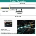 thumbnail image 5 of High Godo Demon Slayer Sword 40In Tokitou Muichirou Sword Set con vaina y soporte Cosplay Anime Katana Sword Bloques de construcción Regalos coleccionables para niños y adultos 8-12 (771 piezas), 5 of 5