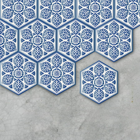 Mosunx Self Adhesive Tile Art Floor Wall Decal Sticker DIY Kitchen Bathroom Decor (Best Tiles For Bathroom Floor And Walls)