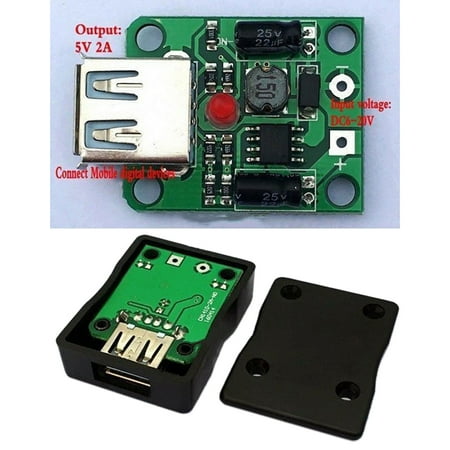 

DC 6V-20V 18V to 5V 2A USB Solar Panel Power Charger Regulator Folding bag/ Cell