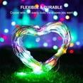 thumbnail image 2 of USB Operated Copper Fairy Lights, 2 Pack 66Ft 200 LED Outdoor Fairy String Lights with Remote , 8 Modes Silver Wire Twinkle Lights for  Bedroom, Dorm, Patio, Christmas, Party, Indoor (Multi-colored), 2 of 7