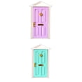 thumbnail image 1 of 1:12 Dollhouse Muebles Accesorio 4 Paneles Puerta Interior Con 2pcs Sunnimix Muebles en miniatura de casa de muñecas, 1 of 8