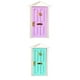 thumbnail image 1 of 1/12 Dollhouse Miniatura DIY Pintado Puertas De Knocker 2pcs Púrpura Y, 1 of 9