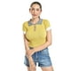 thumbnail image 1 of Blusa de canale tipo polo Roman Fashion /Juvenil, 7281 (Mostaza) amarillo M, 1 of 6