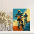 thumbnail image 2 of Motocross Dirt Bike Canvas Wall Art，Garage Man Cave Decor for Living Room Bedroom Game Room, 2 of 8