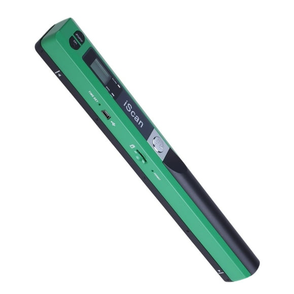 bedienty iScan Mini Handheld Portable Scanner 300/600/900DPI Compact Green JEPG PDF Format Green 255x28x25mm