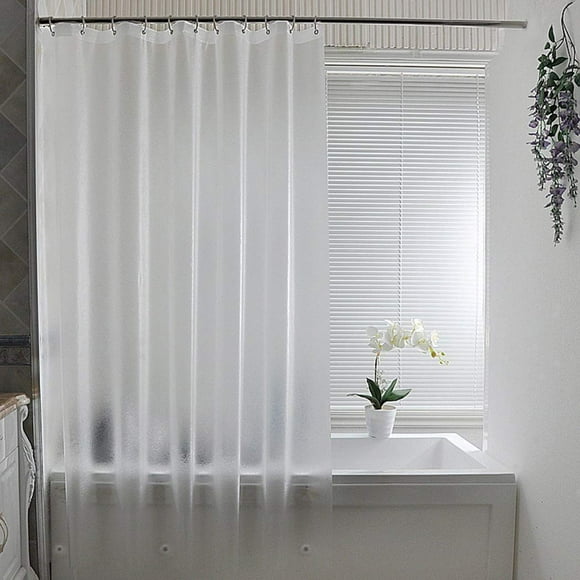 3G Bathroom Shower Curtain Liner, Mold and Mildew Resistant, Waterproof, Odorless, No Chemical Odor, Non-Toxic and Eco-Friendly for Bath, Clear Transparent