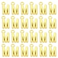 thumbnail image 1 of Colgantes de letras, 50 piezas de colgantes de alfabeto para hacer joyas, pulseras, dorado, M, 1 of 6